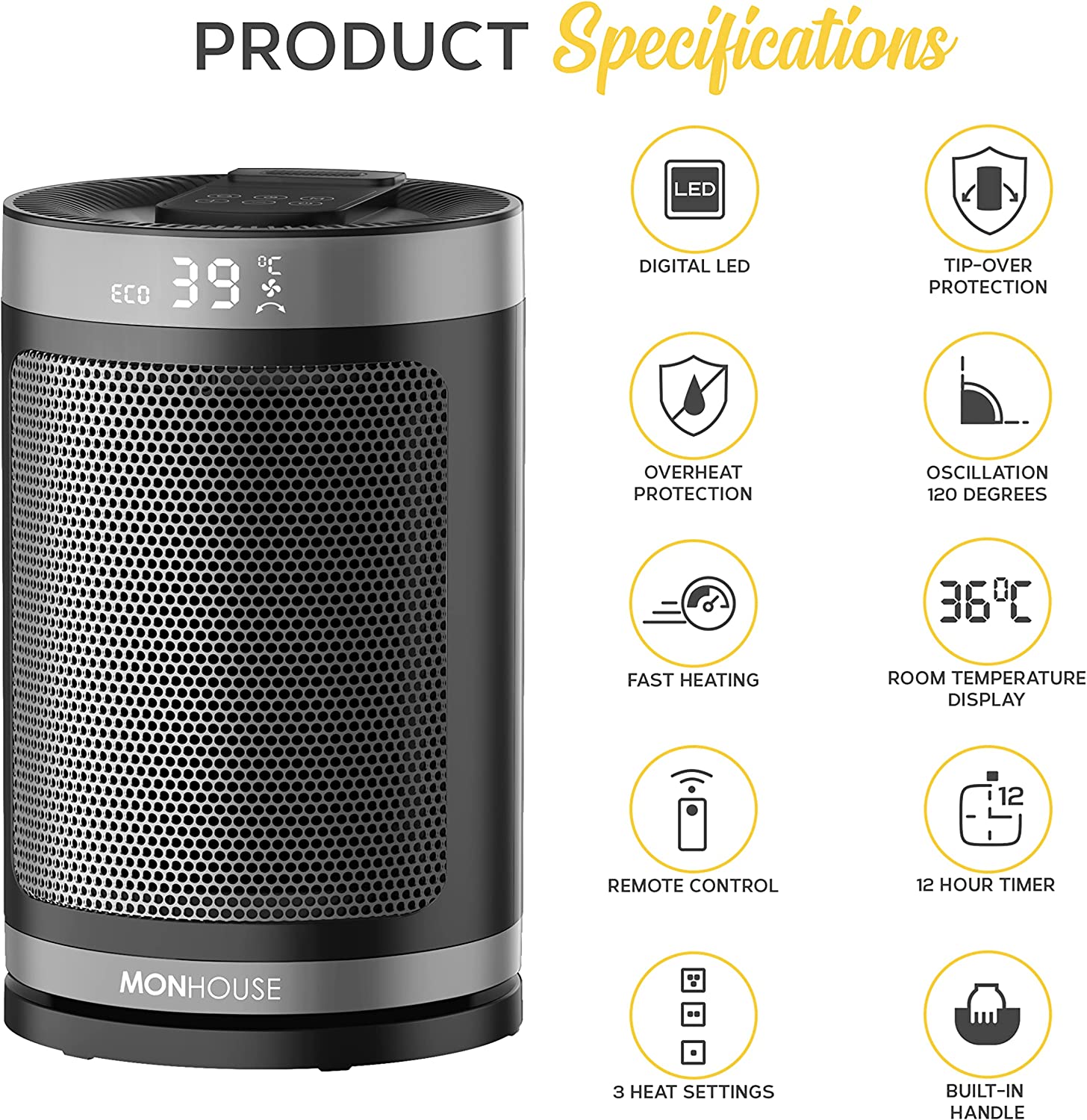 【小型静音陶瓷加热暖风机】 
  PORTABLE ELECTRIC SPACE HEATER-ENERTY EFFICIENT PTC CERAMIC HEATER
  120 DEGREE OSCILLATION REMOTE CONTROL.DISPLAY TIMER NUANFENGJI