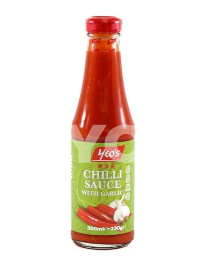 杨协诚蒜蓉辣椒酱12 X 375ml yeos galic chilli sauce suanrljj