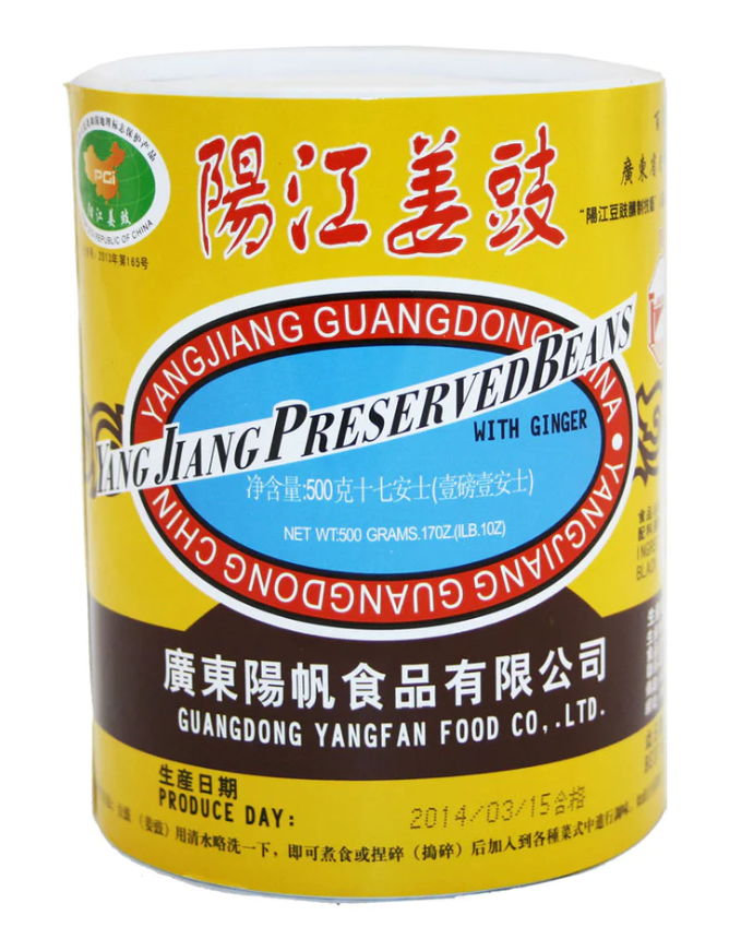 阳江豆豉
PRESERVED BLACK BEAN 400G/罐
【40罐/箱】douc