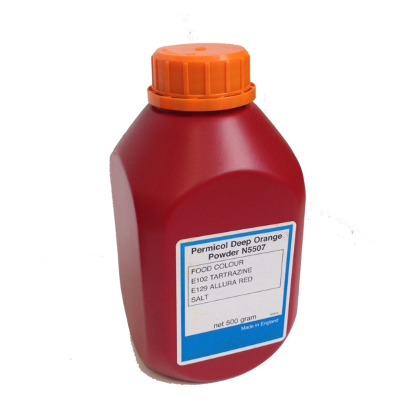单罐橙粉 retail N9876 1x500g food colouring (orange)  *chengf