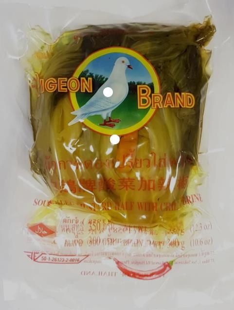 【辣味】咸酸菜 
LOTUS SOURED PICKLED MUSTARD【CHILLI】
 250G/包【30包/箱】suanc xianc
