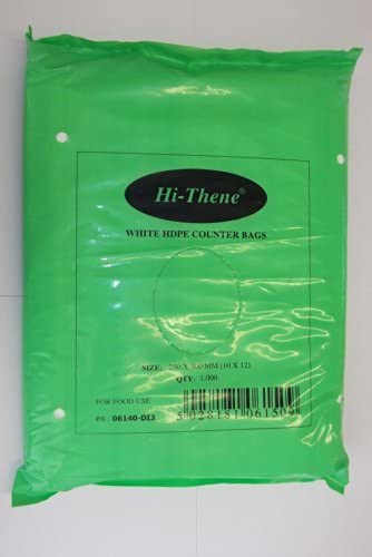 单包虾片袋 HDPE Retail 300x375mm 【12X15】 1x1000s extra thick bag xiapd