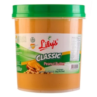 【细花生酱】 GOLDEN LILY CREAMY PEANUT BUTTER 6*1KG huasj