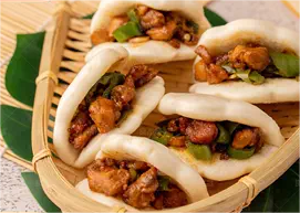 荷叶包子（刈包 / 开嘴包） SPECIAL HIRATA BUN 60g (20PCSx4PACKS)   / baoz