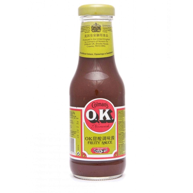 单支ok汁 Retail  1x335g ok fruity sauce