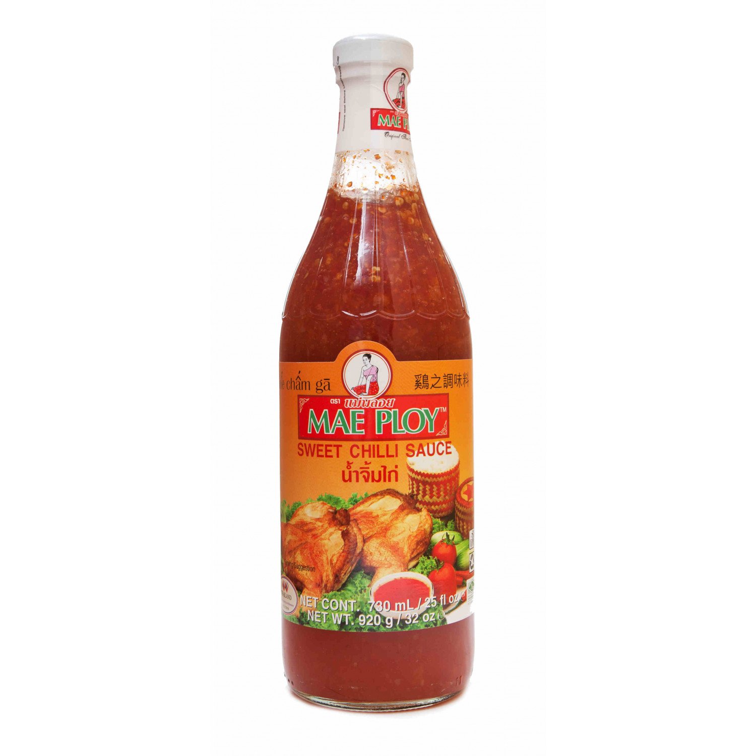 娘惹泰国甜辣酱【MAEPLOY】SWEET CHILLI SAUCE 【730ML/瓶】【12瓶/箱】lajj