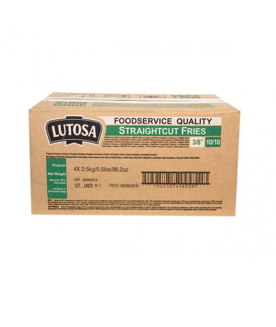 幼薯条 Lutosa FZ French Fries CHIPS 3/8 10mm 4 X2.5kg  ShuT