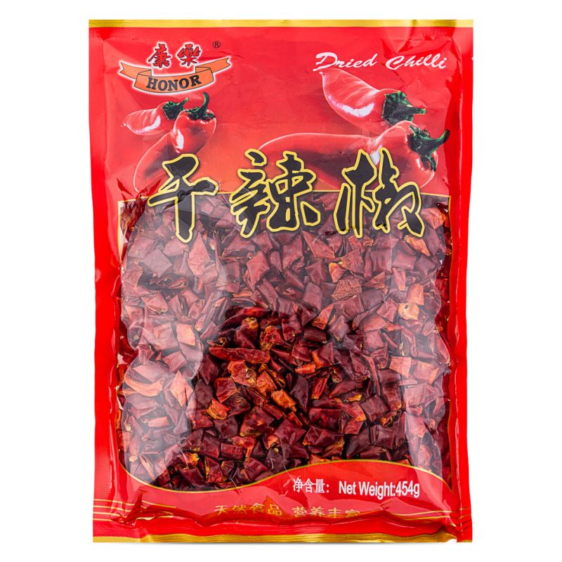 康乐辣椒段 chillies pieces (honor) 6X2.27 kg LaJ