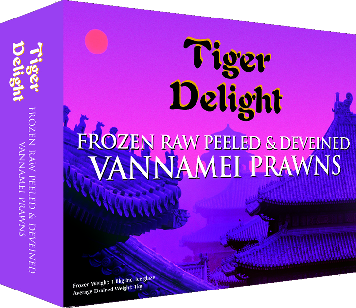 【极品去皮冻虾】 26/30PD TIGER DELIGHT PRAWN 6X900G  DongX