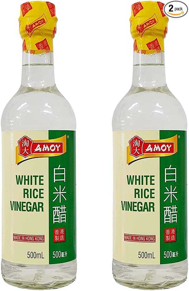 白米醋 Rice Vinegar ( Amoy) White 12x500ml  BaiC