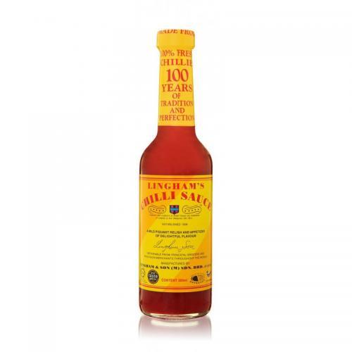 【林汉辣椒酱】
  LINGHAMS CHILLI SAUCE
【358G/瓶】【12瓶/箱】LaJJ