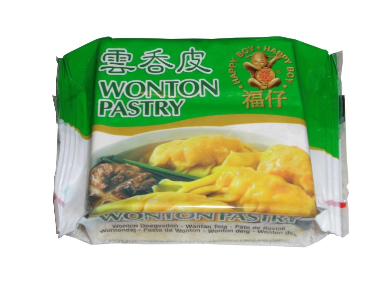 单包福仔馄饨皮 Retail 1x200g HB HAPPY BOY wonton pastry  huntp hundp