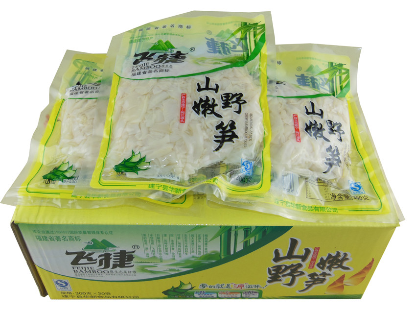 【正宗福建野山明笋丝】
  FUJIAN SHREDDED BANBOO SHOOTS 
【300G/包】【20包/箱】mingss shuns