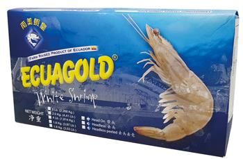 南美极品去头有壳虾
26/30W SEHLL ON H/L ECUAGOLD
1.8KG净重/盒【6盒/箱】【63箱/板】 DongX
