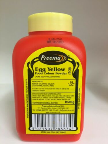 黄粉 H7752 FOOD COLOURING BBA(YELLOW) 1X500G HuangF