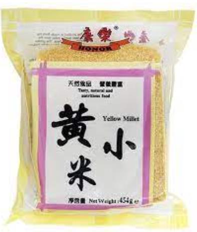 小黄米 YELLOW RICE 24 PACK 454G/CASE  HuangM