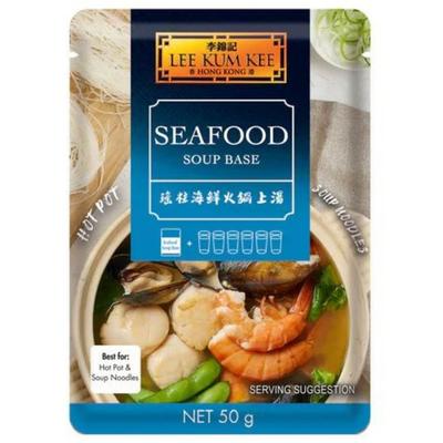 【李锦记瑶柱海鲜火锅上汤 】
LKK SOUP BASE SEAFOOD HOTPOT
50G/包【12包/盒】 HuoGL