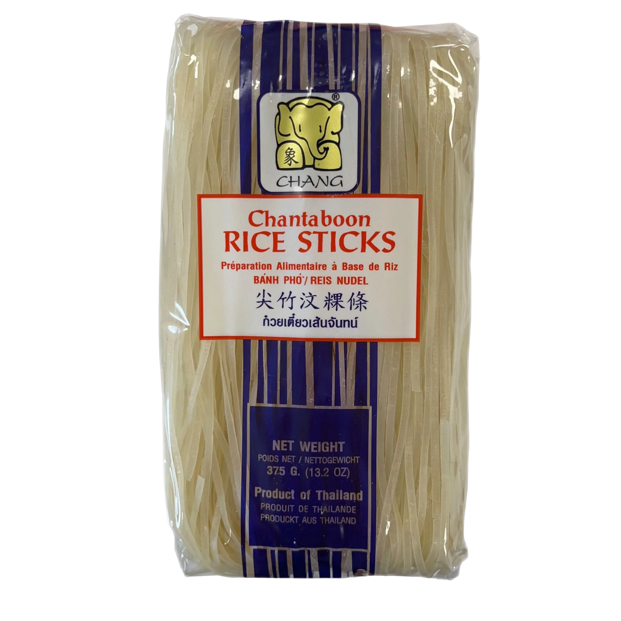 象牌泰国干河粉3mm 30x375g change thai rice stick ganhefen ganhf