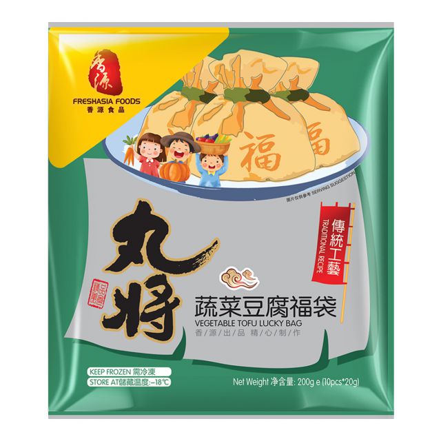 单包丸将素菜豆腐福袋 Retail 1x200g vegetable touf fish lucky bag fud