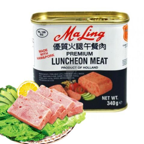 完箱梅林午餐肉 ML Prem Ham lunch Meat (SQ) 12X340g  WuCR