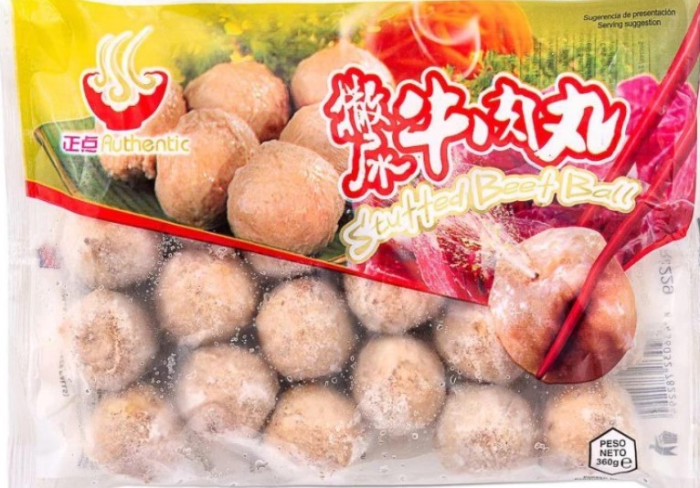 【正點瀨尿牛肉丸】
  ZD STUFFED BEEF BALL 
【360G/包】【16包/箱】niurw
