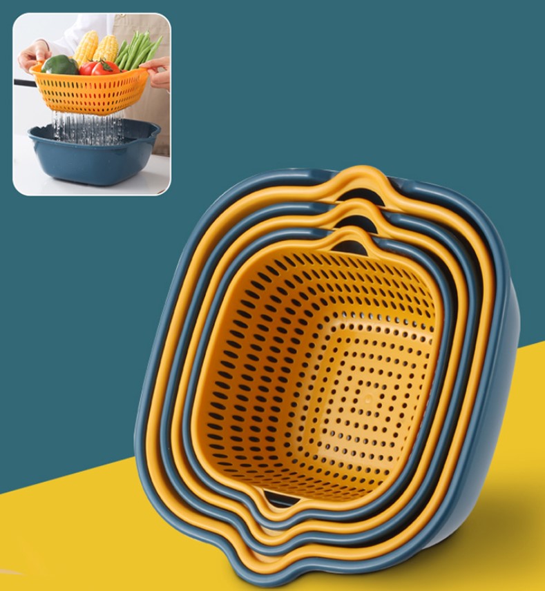 【多功能沥水篮】 MULTIFUNCTIONAL DRAINER BASKET