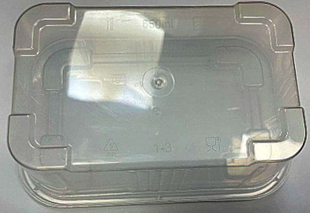 塑料外卖盒连盖 PYD C650 ML Packaging plastic food container with lids Waimh