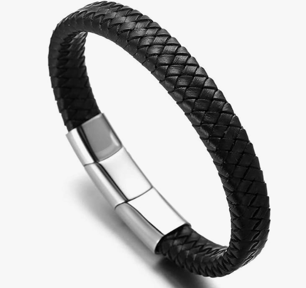 Nordic Viking Wolf Bracelet For MEn Hand-Woven Wide Leather Wristband Adjustable Bangles Punk Jewelry